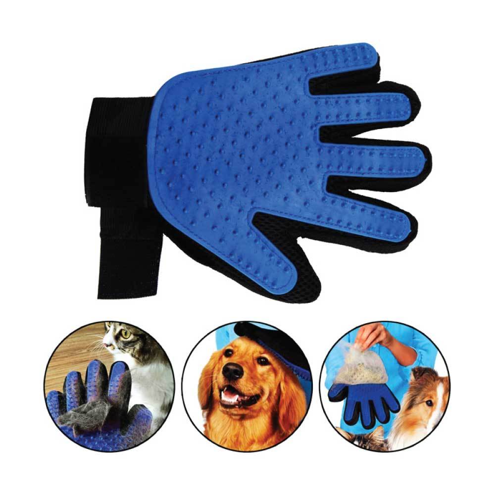 2-in-1 Pet Deshedding & Massage Glove – Dog & Cat Hair Grooming Right-Hand Mitt