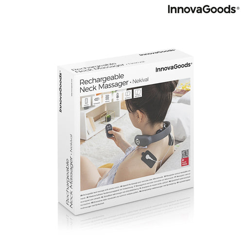 Rechargeable Neck Massager with Remote Control Nekival InnovaGoods