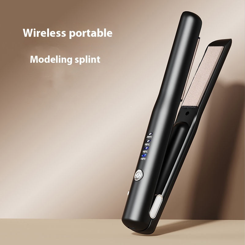Mini Wireless Hair Straightener & Curler