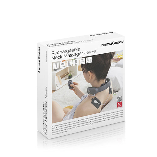 Rechargeable Neck Massager with Remote Control Nekival InnovaGoods